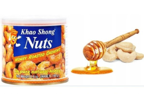 KHAO SHONG Pečené Kešu S Medem Příchutí 140g