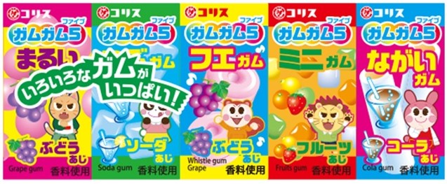 chi tiết CORIS Žvýkačky Gum Gum Vol 5 37g (JP)