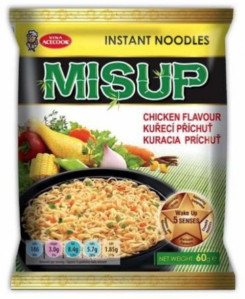 MISUP Instantní Nudle S Příchutí Kuřecí 60g
