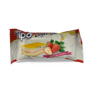 TIPO Sušenky Jahoda 360g