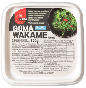 INAKA Sušené Mořské Řasy Wakame 100g