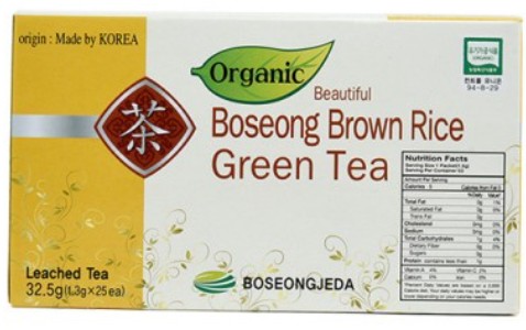 chi tiết BOSUNG Zelený Čaj S Hnědou Rýží 25×1.3g (32.5g)