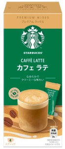 STARBUCKS Premium Mix Cafe Latte 4 Sticks 72g (JP)