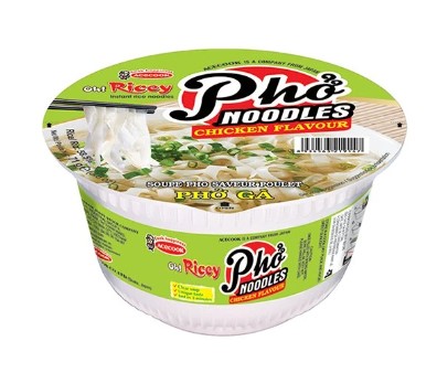 chi tiết OH! RICEY Rýžové Nudle S Příchutí Kuřecí Cup 71g