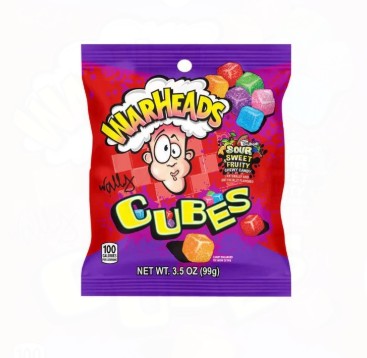 chi tiết WARHEADS Sour Chewy Cubes USA 99g