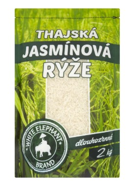 chi tiết WHITE ELEPHANT Thajská Jasminová Rýže 2kg