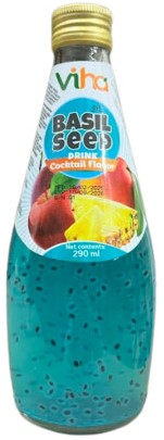 chi tiết VIHA Nápoj S Bazalkovými Semínky S Příchutí Koktejl 290ml