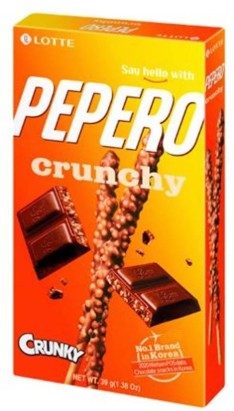 chi tiết LOTTE PEPERO CRUNCHY KŘUPAVÉ TYČINKY 39G
