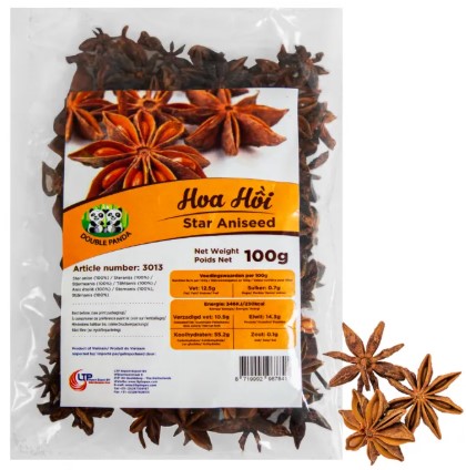 chi tiết DOUBLE PANDA Badyán Celý 100g