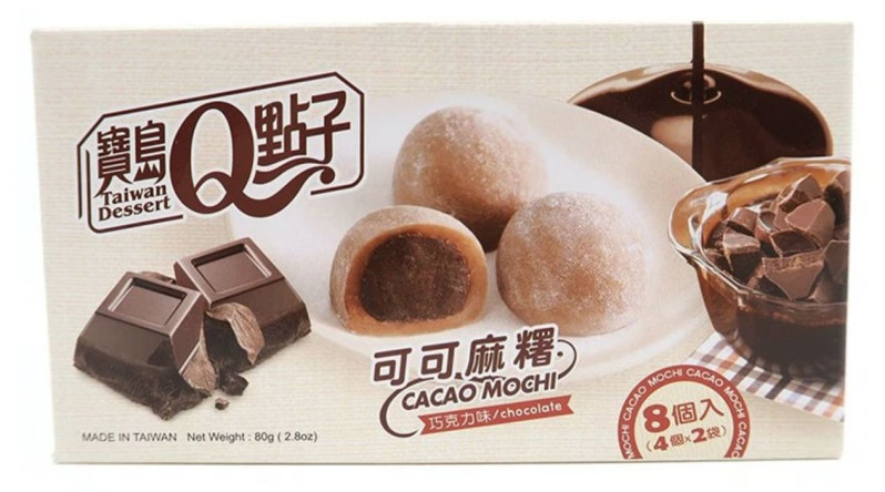 chi tiết QMochi Rýžové Koláčky Čokoláda 80g