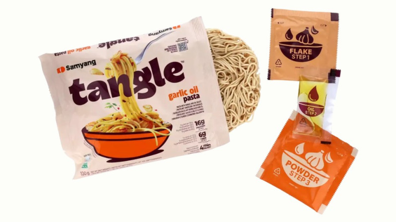 chi tiết SAMYANG - Tangle Oil Garlic Nudle 105g