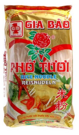 chi tiết GIA BAO Rýžové Nudle Pho Tuoi 4mm - 500g