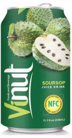 chi tiết VINUT Nápoj S Příchutí Soursop 330ml