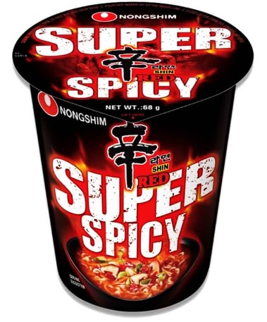 chi tiết NONGSHIM SHIN RED Instantní Nudle Palivé Cup 68g