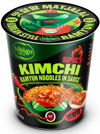chi tiết BIBIGO Instantní Nudle V Kelímku Kimchi 98g