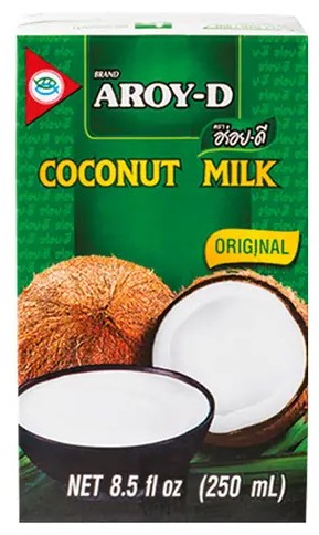 chi tiết AROY-D kokosové Mléko 17,5% 250ml
