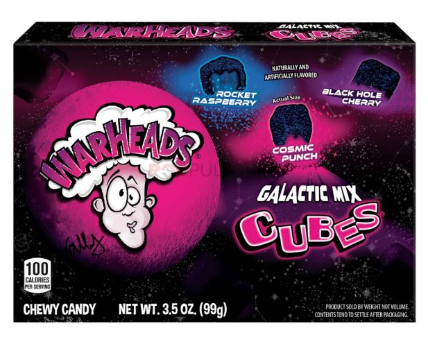 chi tiết WARHEADS galactic cubes 113g