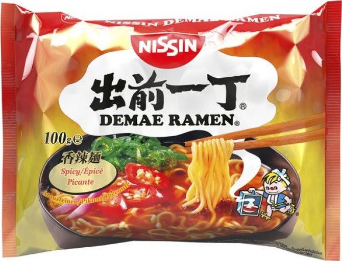 chi tiết NISSIN Demae Ramen Nudle Palivá 100g