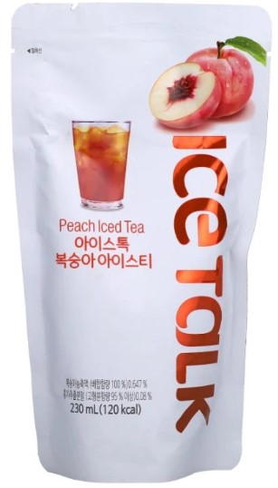 chi tiết ICETALK Peach Iced Tea 230ml
