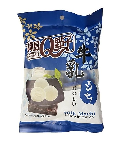 chi tiết Q Mochi Rýžové Koláčky S Příchutí Mléka 120g