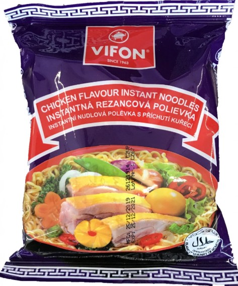 chi tiết VIFON Instantní nudlová polévka s příchutí kuřecí 60g