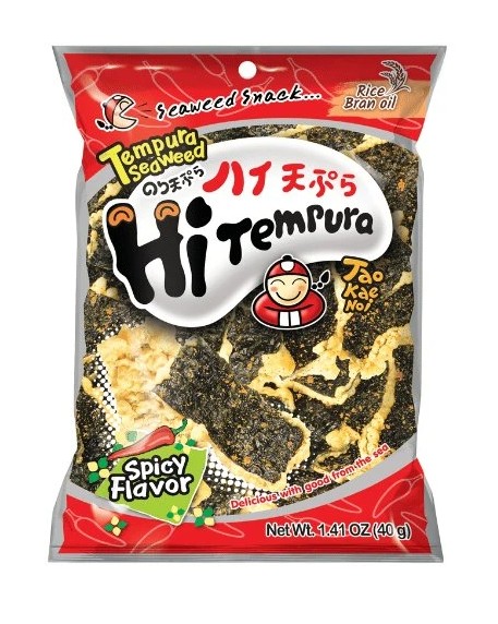 chi tiết TAO KAE NOI Hi Tempura Mořské Rašy 40g Spicy Palivá