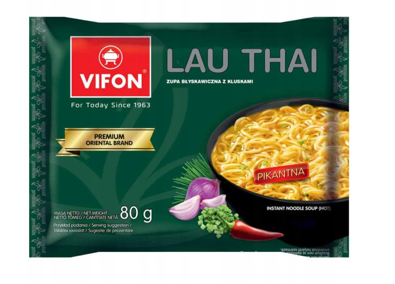 chi tiết VIFON Instantní Nudle V Misce S Příchutí Tomyum Lau Thai 85g