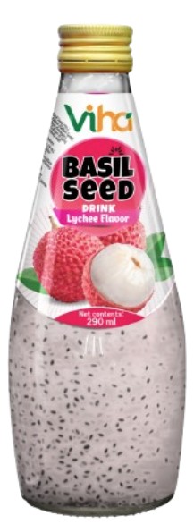 chi tiết VIHA Nápoj S Bazalkovými Semínky S Příchutí Liči 290ml