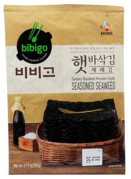 chi tiết BIBIGO Mořské Řasy Nori 20g