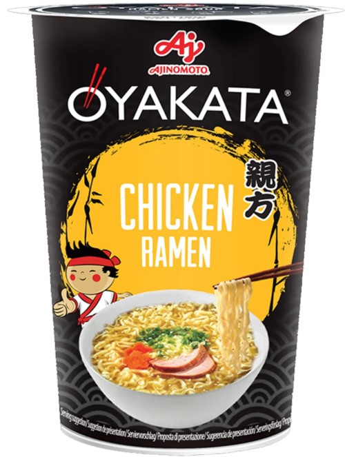 chi tiết OYAKATA Instantní Ramen Nudle S Příchutí Kuřecí (Kelímek) 63g