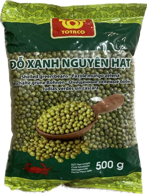 chi tiết TOTACO Fazolové Mungo Zelená Celá 500g