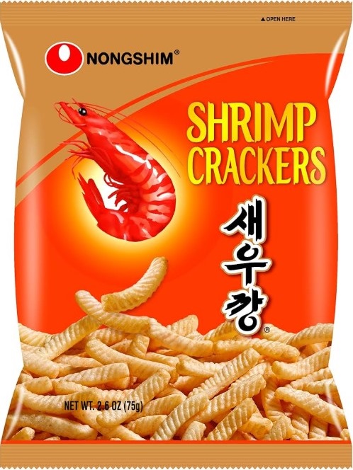 chi tiết NONGSHIM Korejské Krevetové Chipsy (nepálivé) 75g
