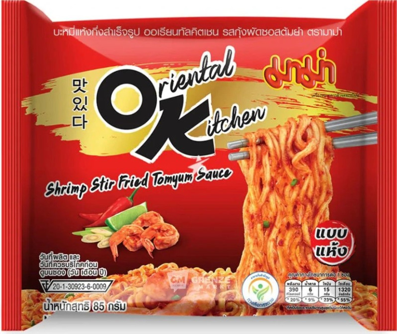 chi tiết MAMA Orient Instantní Nudle S Příchutí Krevety Tomyum 85g