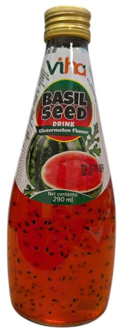 chi tiết VIHA Nápoj S Bazalkovými Semínky S Příchutí Vodní Melonu 290ml