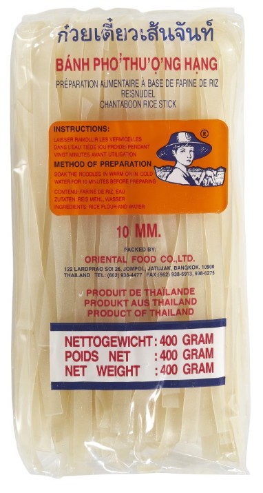 chi tiết FARMER Rýžové Nudle Na Pad Thai Široké 10mm 400g