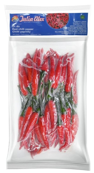chi tiết JULIA ALEX Chilli Papričky 200g ( OT DO )