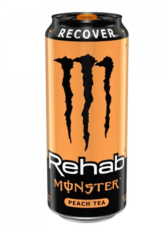 chi tiết MONSTER REHAB Tea + Peach Energetický Nápoj 500ml