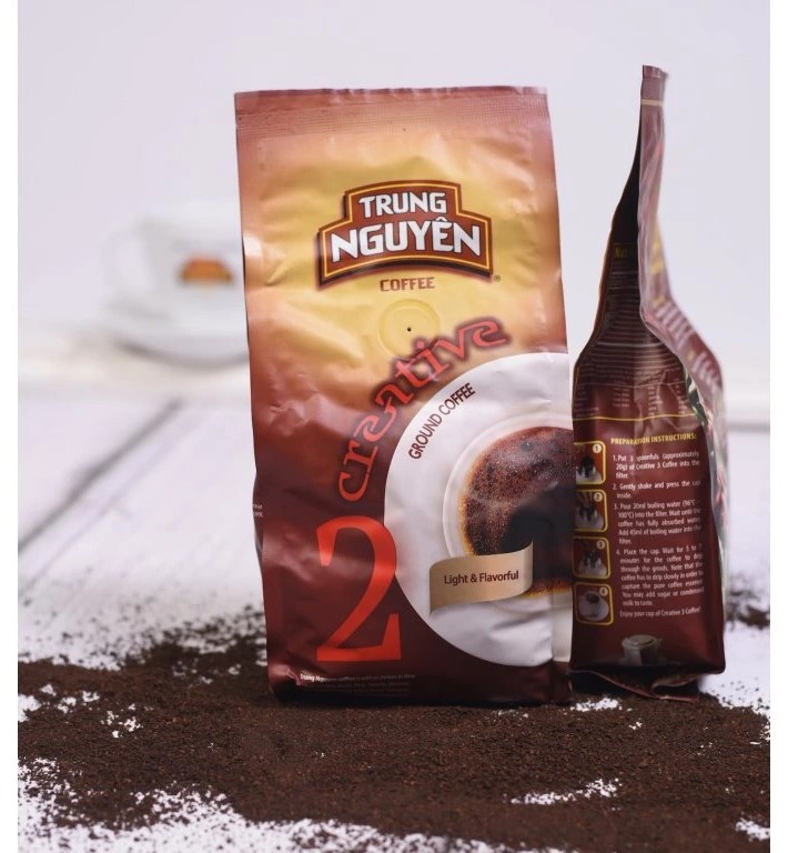 chi tiết TRUNG NGUYEN Vietnamská Káva Creative 2 250g