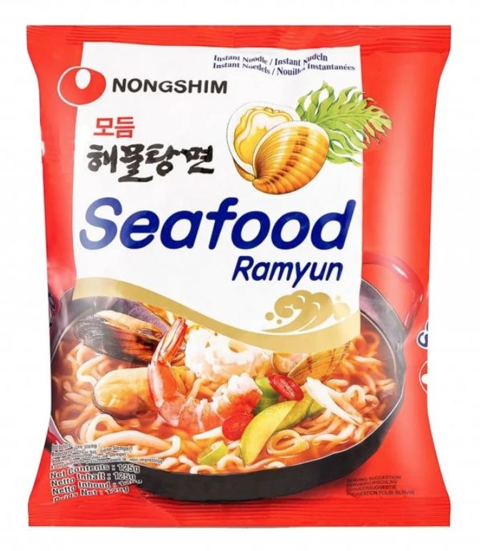 chi tiết NONGSHIM SEAFOOD Instantní Ramyun Nudle 125g