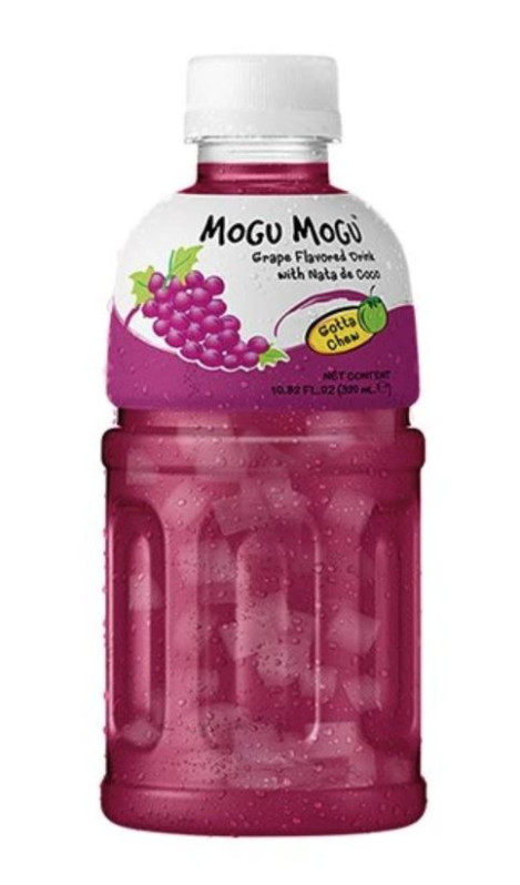 chi tiết MOGU MOGU Nápoj S Želé S Příchutí Hrozny 320ml