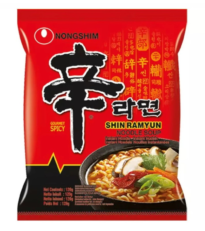 chi tiết NONGSHIM SHIN RAMYUN Instantní Nudle 120g