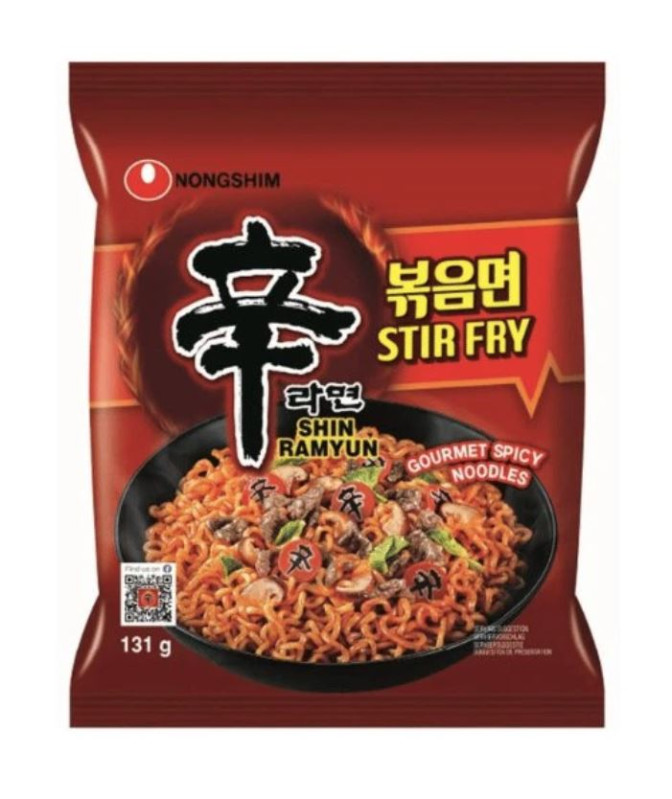 chi tiết NONGSHIM STIR-FRY Instantní Ramyun Nudle 131g