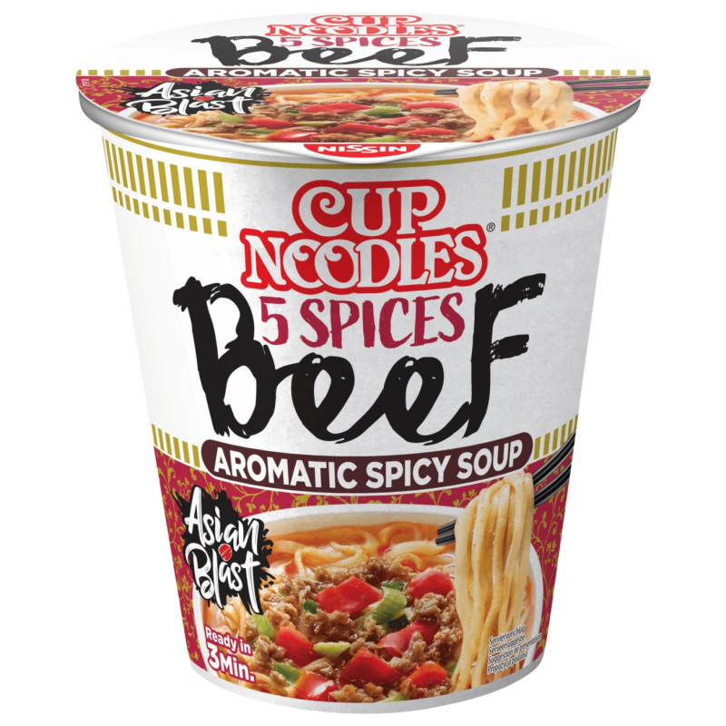 chi tiết CUP NOODLES Ramen Nudle Hovězí 67g (CUP)
