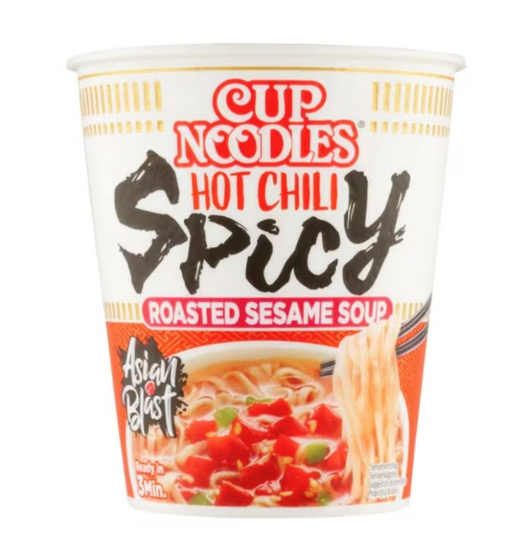 chi tiết CUP NOODLES Ramen Nudle Chilli 66g