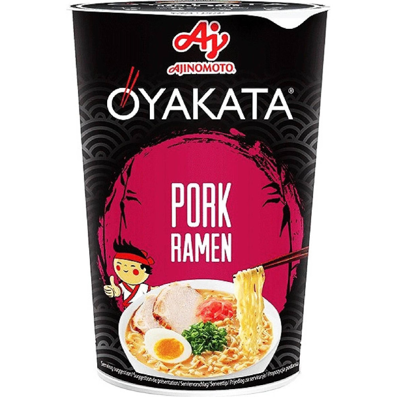 chi tiết OYAKATA Instantní Ramen Nudle S Vepřovou Příchutí (Kelímek) 62g