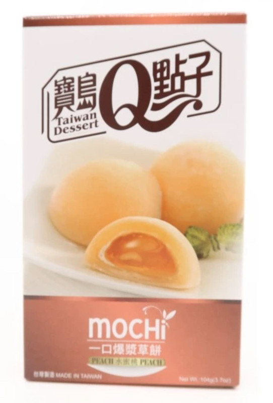 chi tiết Q Mochi Rýžové Koláčky S Příchutí Broskve 104g