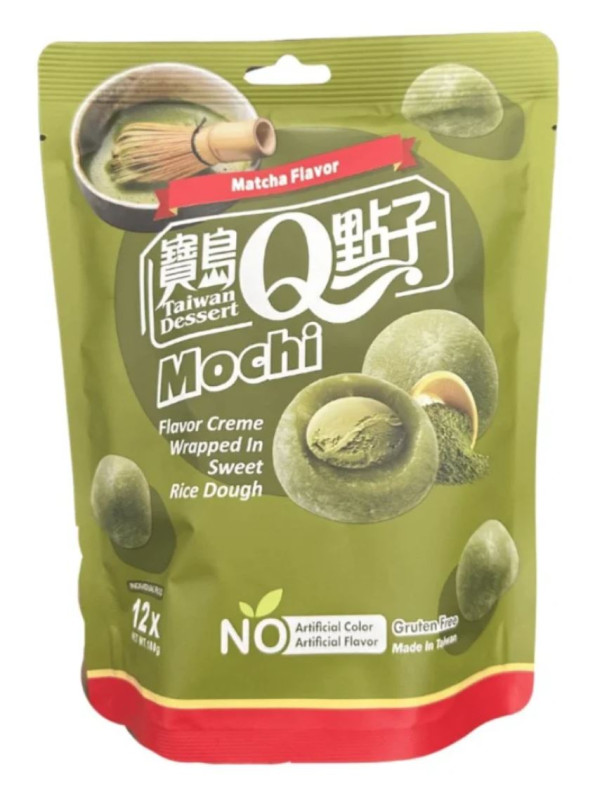 chi tiết Q Mochi Rýžové Koláčky S Příchutí Matcha 180g