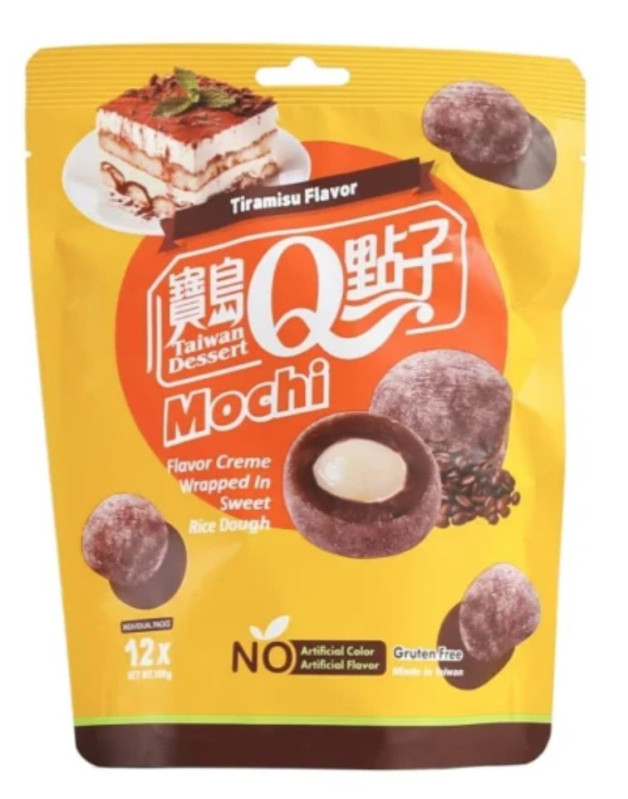 chi tiết Q Mochi Sáčky S Příchutí Tiramisu 180g