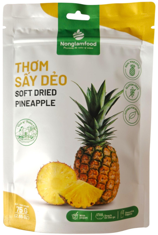 chi tiết NLF Sušený Ananás 75g