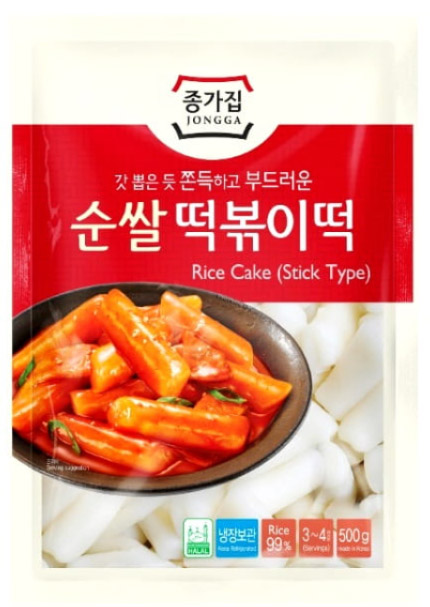 chi tiết JONGGA Rýžové Koláčky Topokki 1kg